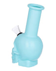 SeshGear Pastel Skull Glass Water Pipe 6"