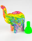 4.5" Assorted Silicone Elephant Bong