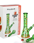 10 inch Watermelon Beaker Bong with Pipe - INHALCO
