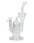 10 inch Cyclone Disc Recycling Bong - inhalco