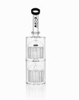 11" Double Tree Perc Scientific Glass Bong