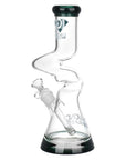 11" Diamond Glass Gold Zong Beaker Water Pipe