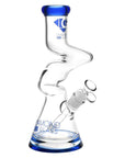 11" Diamond Glass Gold Zong Beaker Water Pipe