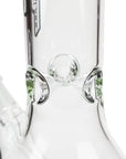 12-Inch Glass Flower Graphic Beaker Bongs