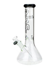 12-Inch Glass Flower Graphic Beaker Bongs