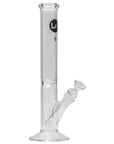 12 inch Clear Straight Shot Bong - inhalco