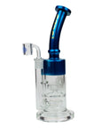12" AQUA 2-in-1 Dual Barrel Diffuser Glass Bong