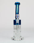 12" AQUA 2-in-1 Dual Barrel Diffuser Glass Bong