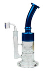 12" AQUA 2-in-1 Dual Barrel Diffuser Glass Bong