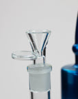 12" AQUA 2-in-1 Dual Barrel Diffuser Glass Bong