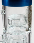 12" AQUA 2-in-1 Dual Barrel Diffuser Glass Bong