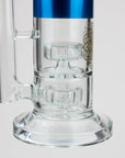 12" AQUA 2-in-1 Dual Barrel Diffuser Glass Bong