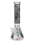 13.5" Wolf Glow in the Dark Beaker Bong - INHALCO
