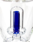 13" AQUA Glass 2-in-1 Sowerhead Percolator Glass Bong - INHALCO