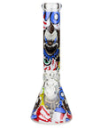 14" Freaky Clown Bong Glow in the Dark