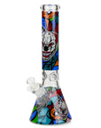 14" Freaky Clown Bong Glow in the Dark