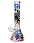 14" Freaky Clown Bong Glow in the Dark