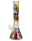 14" Freaky Clown Bong Glow in the Dark