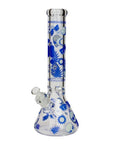 14" Infyniti Pineapple Glass Bong Glow in the Dark - INHALCO