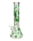 14" Infyniti Pineapple Glass Bong Glow in the Dark - INHALCO