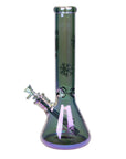 14" Infyniti Snowflake Metallic Beaker Bong