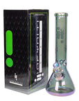 14" Infyniti Snowflake Metallic Beaker Bong