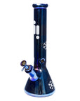 14" Infyniti Snowflake Metallic Bong
