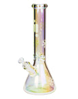 14" Infyniti Snowflake Metallic Bong
