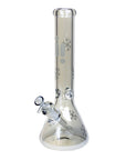 14" Infyniti Snowflake Metallic Bong