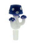 14mm Purple Mushroom Bowl – colorful glass bong bowl replacement for water pipes