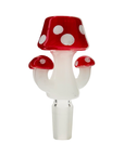 14mm Red Mushroom Glass Bowl – vibrant bong bowl replacement piece
