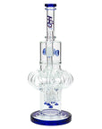 15" H2O Glass Water Recycle Bong - INHALCO