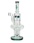 15" H2O Glass Water Recycle Bong - INHALCO