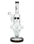 15" H2O  Glass Water Recycle Bong - INHALCO