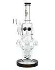 15" H2O Glass Water Recycle Bong - INHALCO