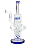15" H2O Glass Water Recycle Bong - INHALCO