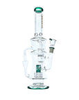 16" Quantum Stereo Recycler Bong in Teal