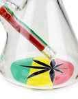 17.5" Rasta Man Beaker Water Pipe - INHALCO