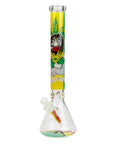 17.5" Rasta Man Beaker Water Pipe - INHALCO