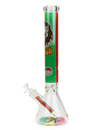 17.5" Rasta Man Beaker Water Pipe - INHALCO