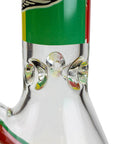 17.5" Rasta Man Beaker Water Pipe - INHALCO