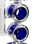 17" H2O Double Ring Glass Water Bong