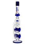 17" H2O Double Ring Glass Water Bong