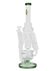 17" H2O Three Honeycomb Silnders Glass Water Recycle Bong - INHALCO