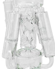 17" H2O Three Honeycomb Silnders Glass Water Recycle Bong - INHALCO