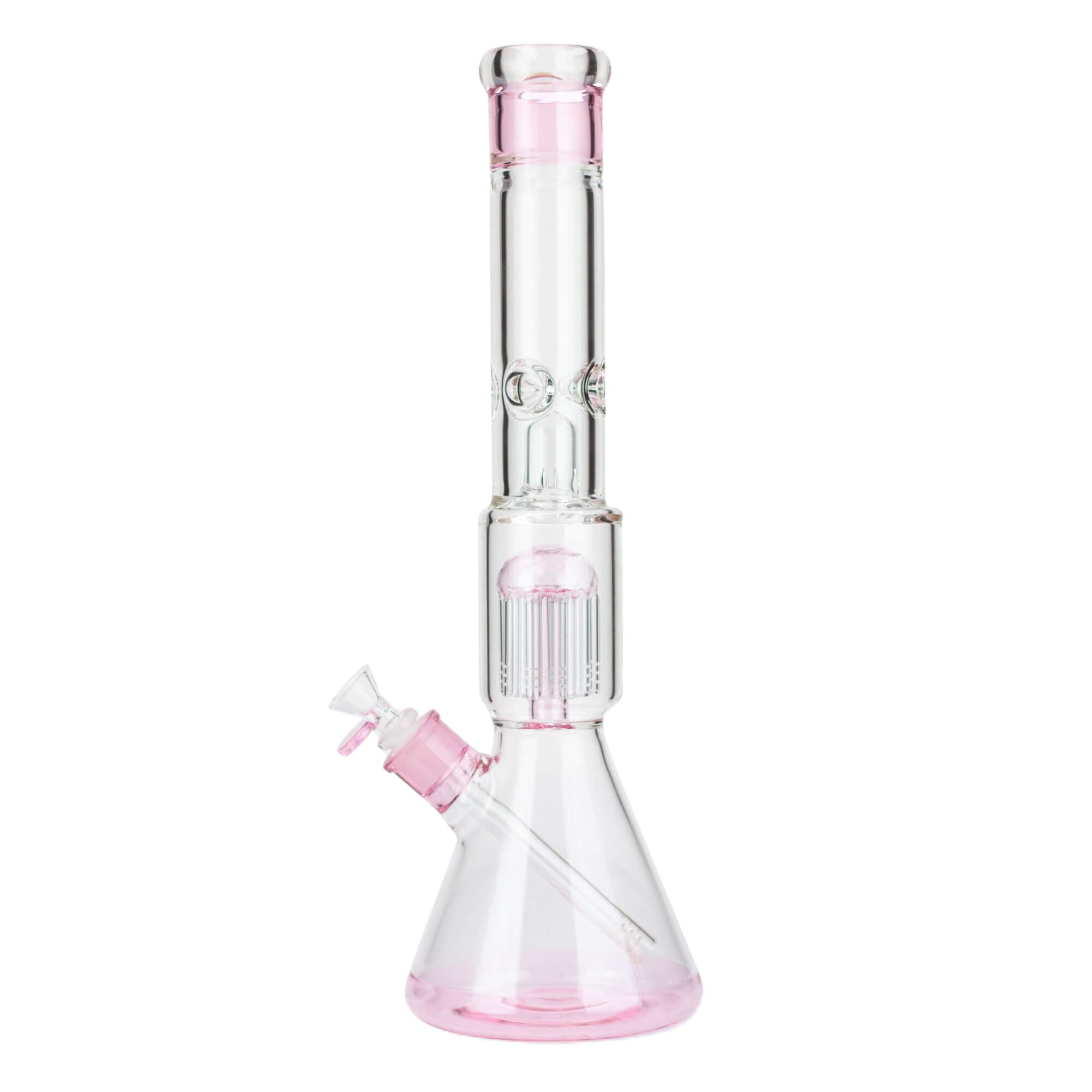 18&quot; Single 8-Arms Perc Glass Water Pipe