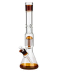 18" Single 8-Arms Perc Glass Water Pipe