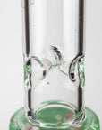 13" Flower Decal Glass Bong_3