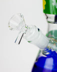 13" Flower Decal Glass Bong_4