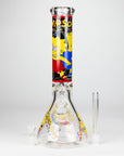 14" Cartoon 9mm Glass Beaker Bong_4
